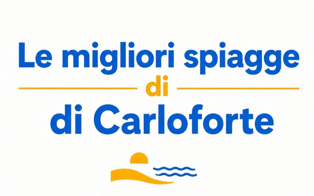 Le migliori spiagge di Carloforte
