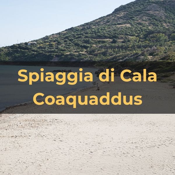 Spiaggia di Coaquaddus a Sant’Antioco
