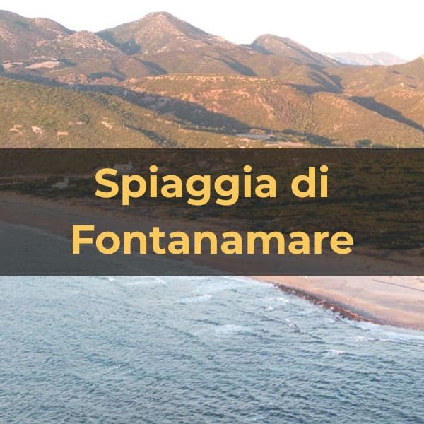 Spiaggia di Fontanamare a Gonnesa