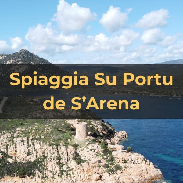 Spiaggia Su Portu de S’Arena a Teulada